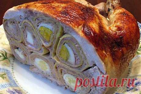 Как вкусно приготовить фаршированную курицу | Мамам, женщинам, бабушкам и очень любознательным.