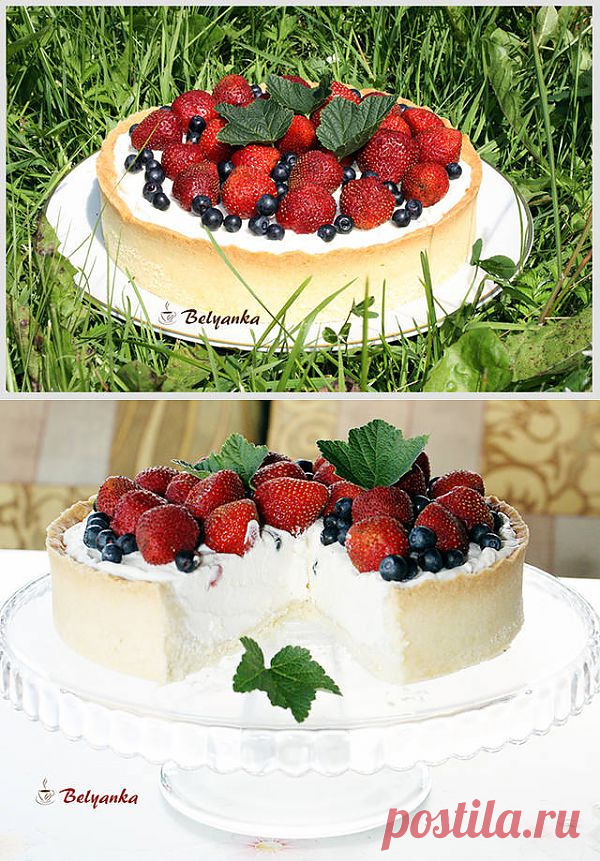 Вкусные и простые рецепты: Летний тарт с ягодами