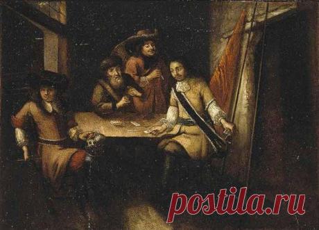 Беседа Петра I в Голландии. Неизвестный голландский художник. 1690-е гг. ГЭ / История цивилизаций!