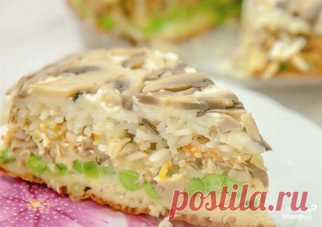Пирог с грибами перевертыш - пошаговый кулинарный рецепт на Повар.ру