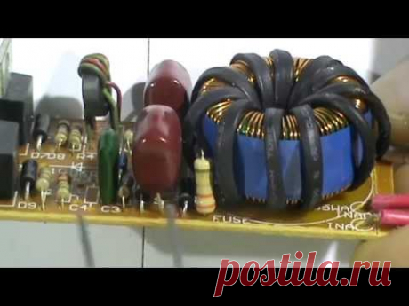 Индукционный нагреватель из электронного трансформатора