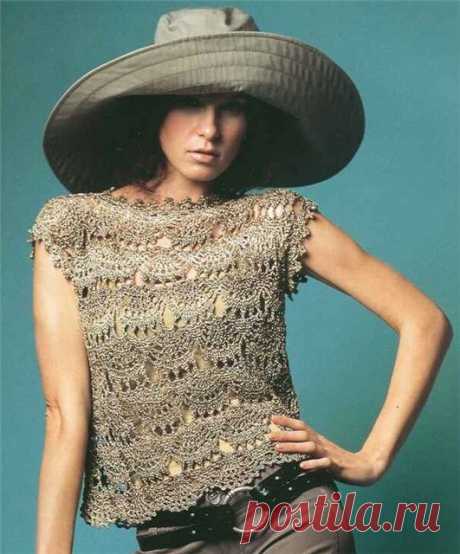 Blusa elegante y fácil de hacer… | Mi Rincon de Crochet