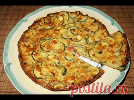 Тосканский пирог с цуккини_ Zucchini pie Scarpaccia