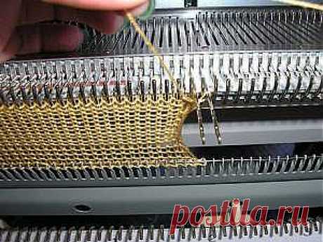 Оформление края косичкой..