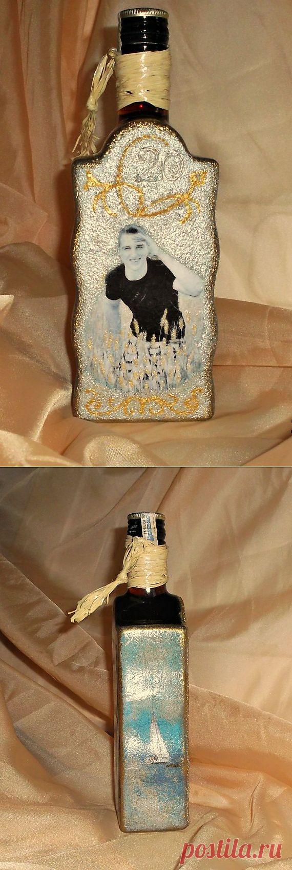 И опять бутылка.... / Декупаж. Работы пользователей / PassionForum - мастер-классы по рукоделию