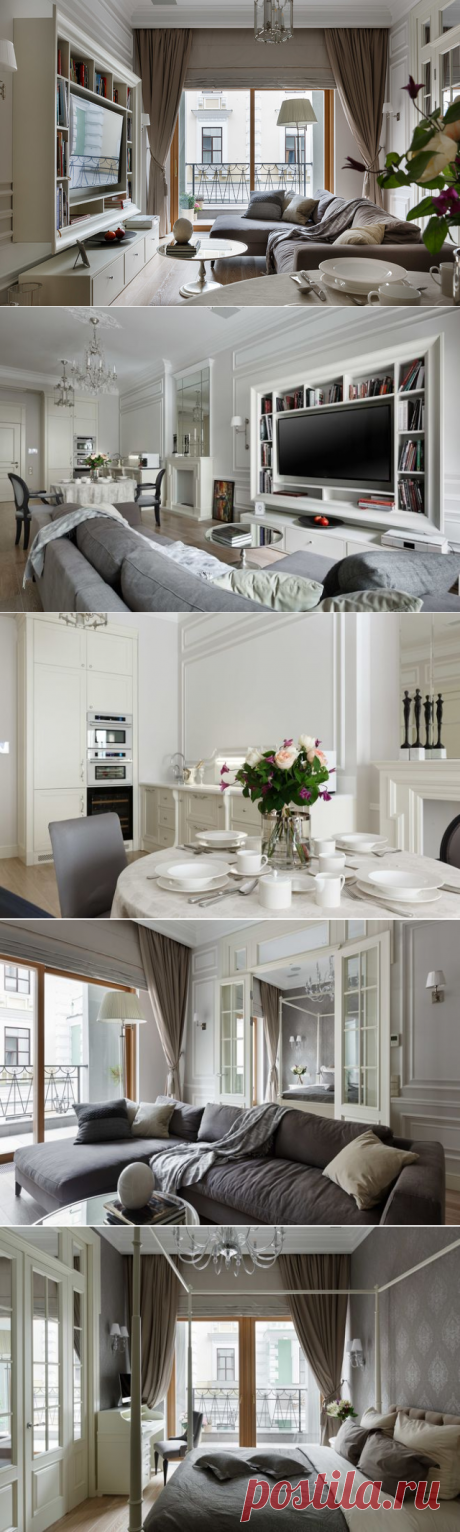 Houzz тур: Командировочная квартира в доме XVIII века