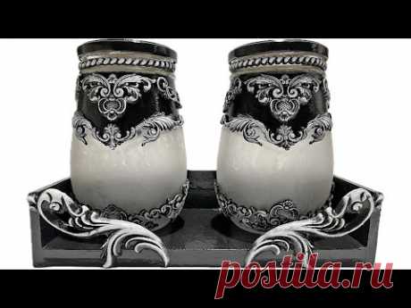 DIY VINTAGE JAR DECOR / VINTAGE DECORATION / JAR DECOR