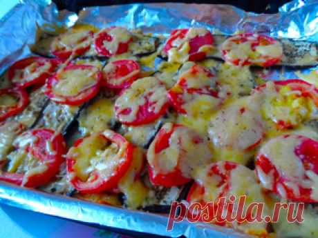 Запеченные баклажаны с сыром