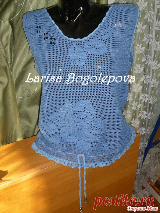 . Маечка филейной вязкой...!!! - Все в ажуре... (вязание крючком) - Страна Мам