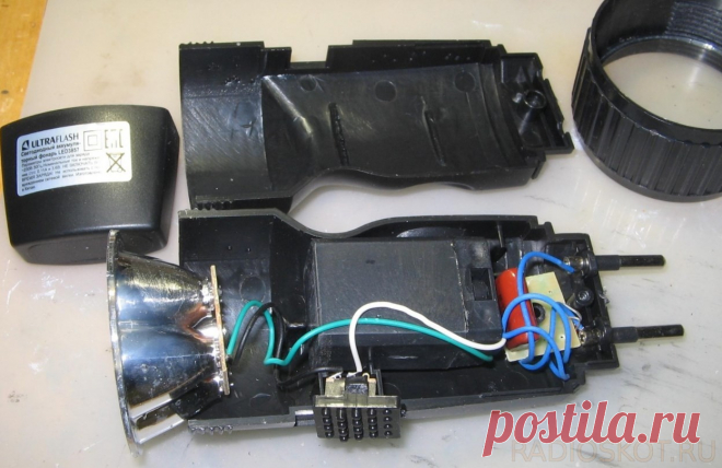 УЛУЧШЕНИЕ ФОНАРИКА С ЗУ ОТ 220V