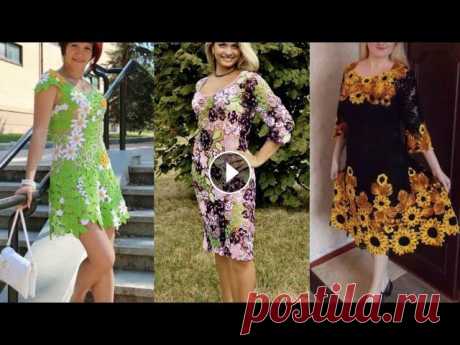 #примерывязания#вязаниекрючком#платьекрючком...