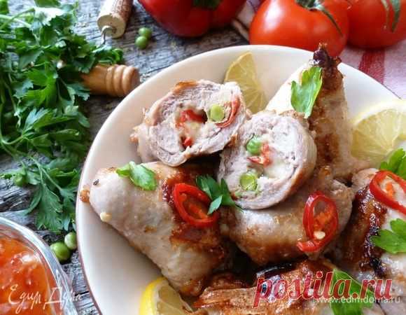 Куриные ножки, фаршированные моцареллой и чили рецепт 👌 с фото пошаговый | Едим Дома кулинарные рецепты от Юлии Высоцкой