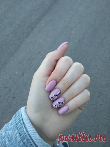 Красивый легкий маникюр на короткие ногти (39 фото)