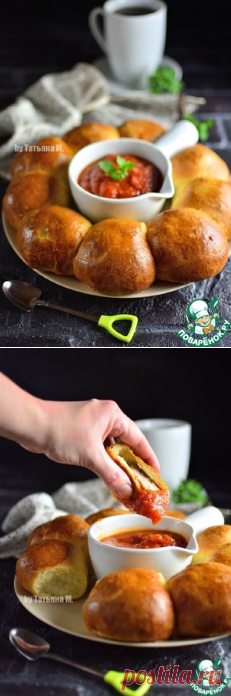Булочки с котлетами - кулинарный рецепт