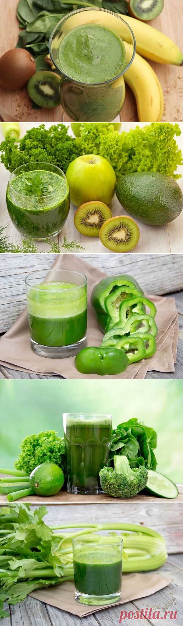 Детокс: 10 зеленых смузи для очищения организма - KitchenMag.ru