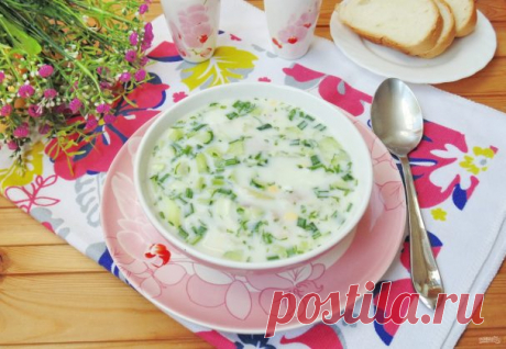 Окрошка с курицей на кефире - пошаговый рецепт с фото на Повар.ру