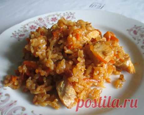 Красный рис с мясом – по вкусу как плов | Жизнь моя судьба  | Яндекс Дзен