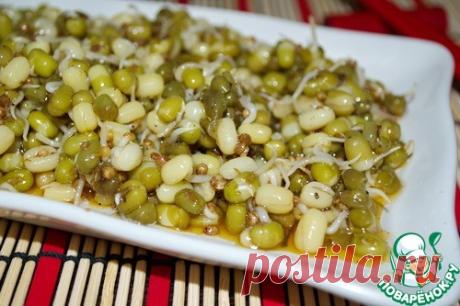 Салат из проросшего маша - кулинарный рецепт