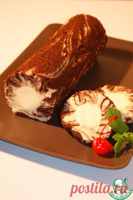 Бисквитный рулет Торнадо – кулинарный рецепт