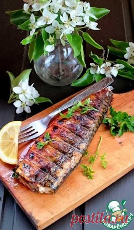 Шашлык из скумбрии с ароматом копчения!