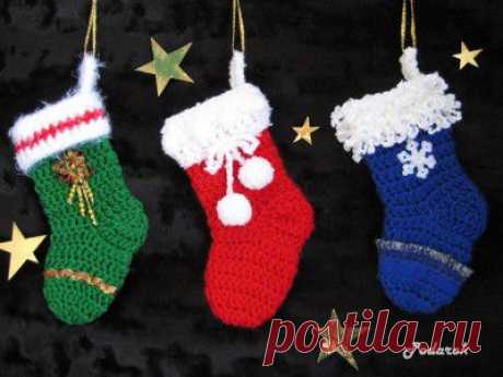 Рождественский сапог своими руками, рождественский сапожок схема | Домоводство для всей семьи