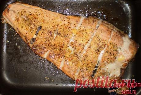 Рецепт приготовления горбуши, запеченная горбуша фото, блюда из горбуши, горбуша запеченная в духовке