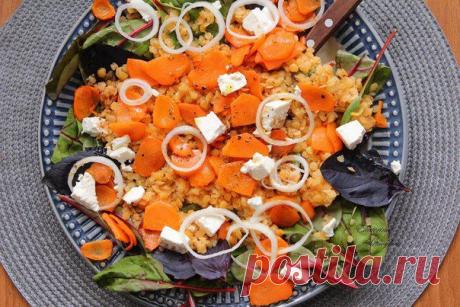 Салат из чечевицы с сыром фета | Поваренный сайт