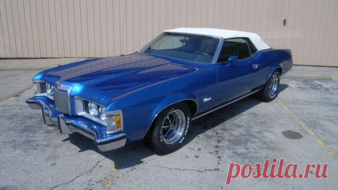 1973 Mercury Cougar Xr7 кабрио / T123 / Чикаго 2013