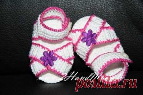 2HandMade  &amp;raquo; Blog Archive   &amp;raquo; Босоножки вязанные крючком II /