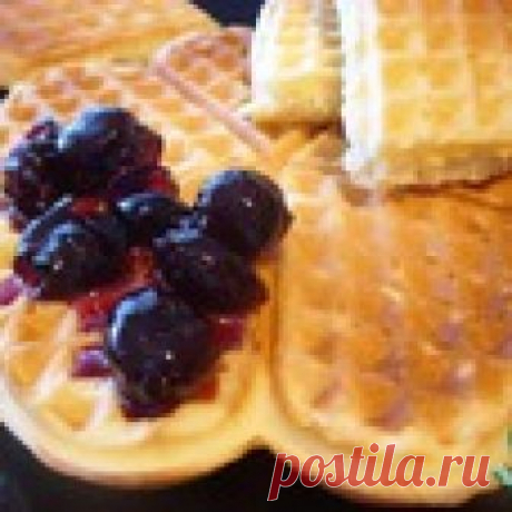 Бисквитные вафли Кулинарный рецепт