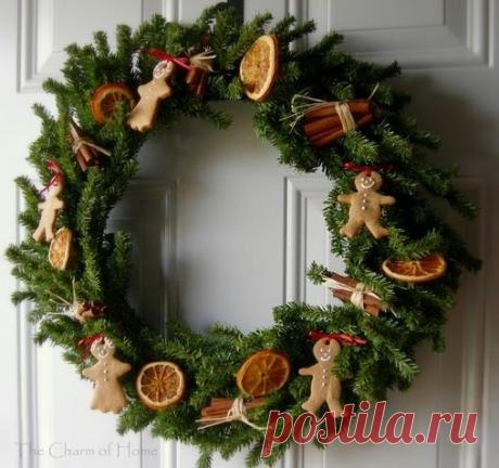 Венки для украшения интерьера. Осенне-зимние варианты