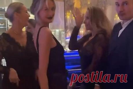 Елена Летучая в прозрачном платье отметила день рождения мужа