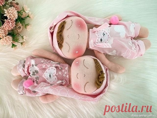 Сонный пупс. Выкройка | Разнообразные игрушки ручной работы