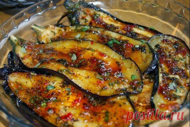 Кулинарные рецепты: Пикантные баклажаны