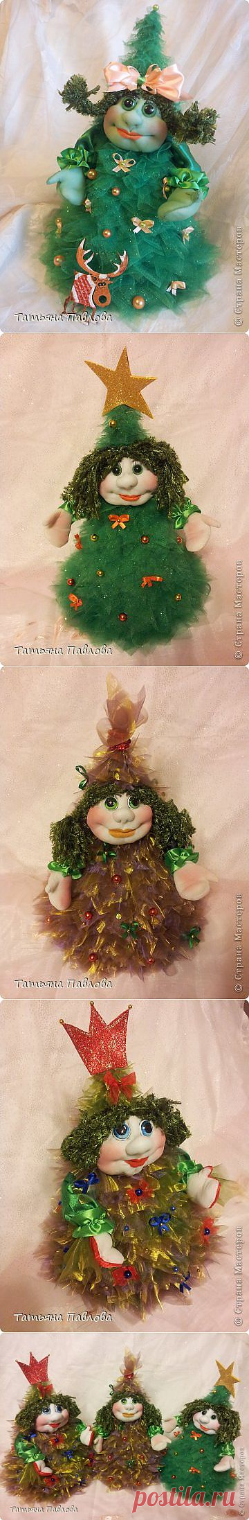 Ёлочки Новогодние...повторюшки..)) Спасибо за МК Наталие Винк..)) | Страна Мастеров