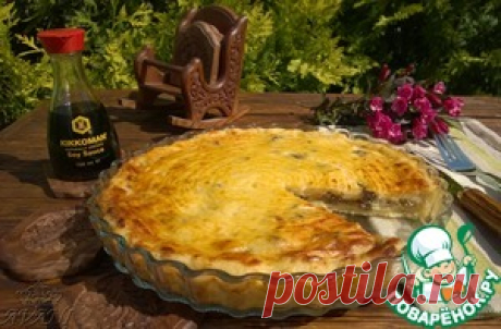 Картофельный пирог с куриной печенкой - кулинарный рецепт