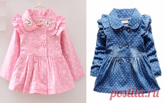 Плащ для девочки на размеры от 1 года до 14 лет. Выкройка (Шитье и крой) — Журнал Вдохновение Рукодельницы