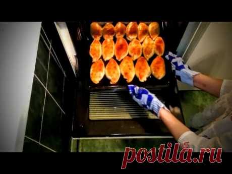 Пирожки в духовке рецепт с рыбой Что как приготовить обед в домашних условиях быстро вкусно видео - YouTube