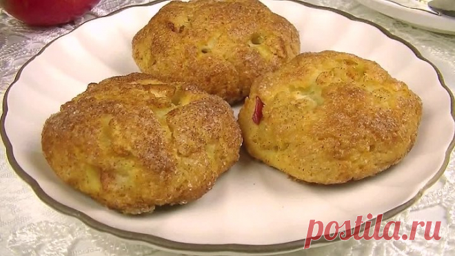 БЫСТРОЕ ЯБЛОЧНОЕ ПЕЧЕНЬЕ К ЧАЮ.