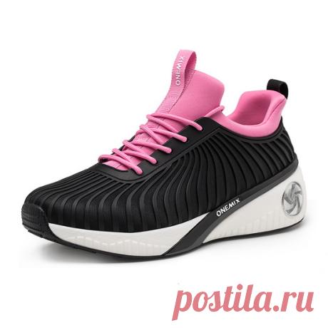 Top New Gray/White Sport Shoes ONEMIX Zebra Men's Sneakers