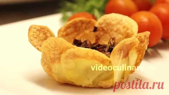 Цветы из картофеля - Рецепт Бабушки Эммы.