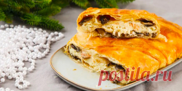 КУЛЕБЯКА С ДВУМЯ ВИДАМИ РЫБЫ