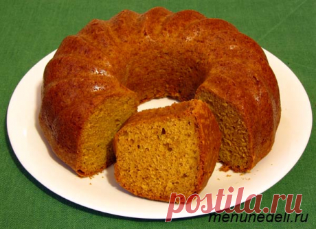 Кекс с тыквой