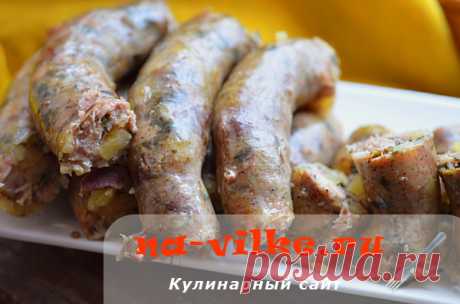 Куриная колбаса с картошкой в домашних условиях – рецепт с фото