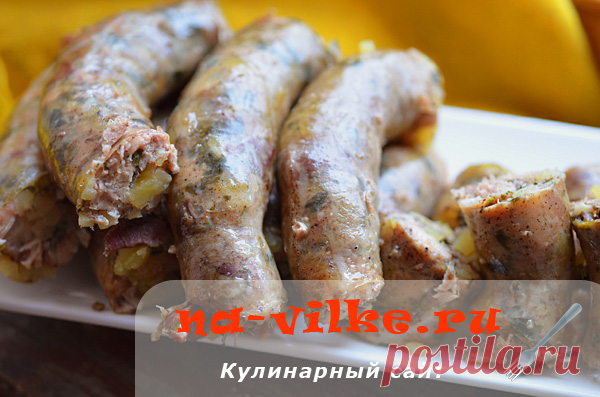 Куриная колбаса с картошкой в домашних условиях – рецепт с фото