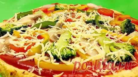 Сочная и очень вкусная ПИЦЦА без муки! Просто нарасхват!