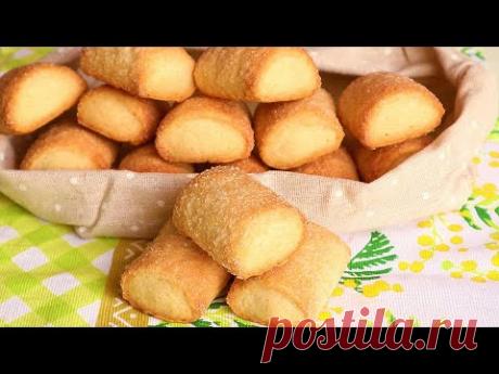 Сахарное слоеное печенье на сметане!САМОЕ ВКУСНОЕ!Простой и быстрый рецепт печенья 👍