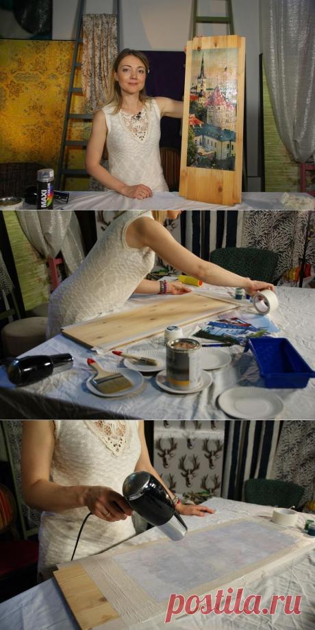 Авторское деревянное панно своими руками