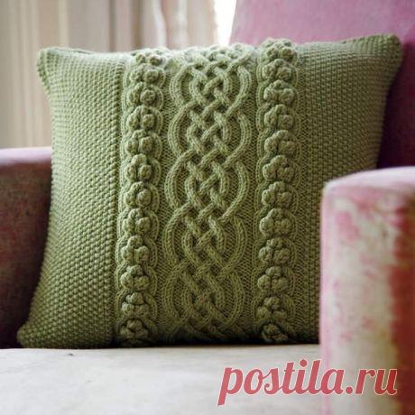 Вязаные подушки | Knitta.ru — уроки и советы по вязанию