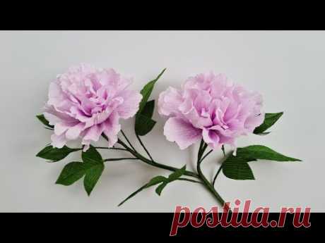 How To Make Confederate Rose Paper Flower / Paper Flower / Góc nhỏ Handmade